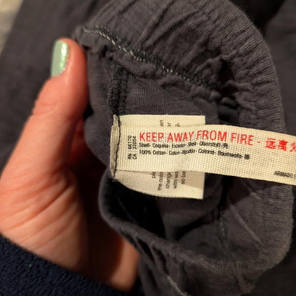 Free People Intimately Catching Feels Joggers In Dark Charcoal Size M - Picture 8 of 8